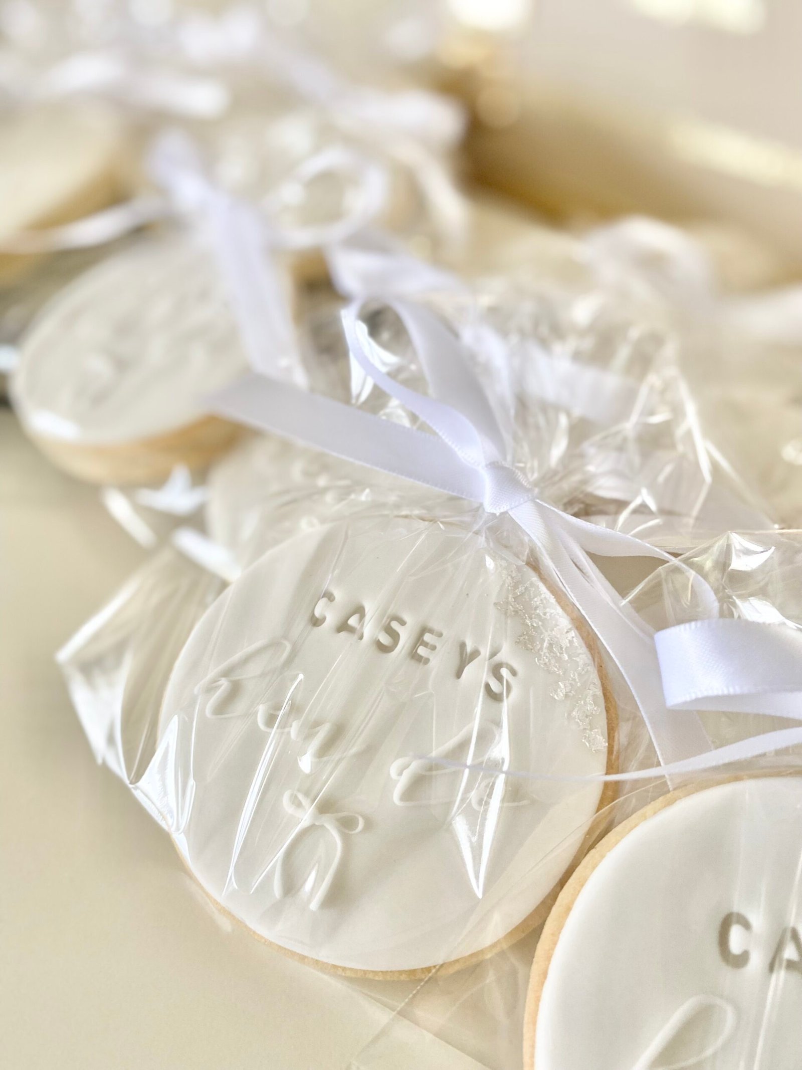 Wedding personalised cookies in London