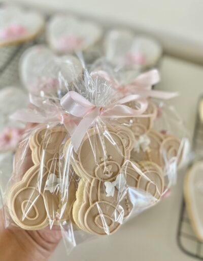 Baby shower cookies luxury wrapping