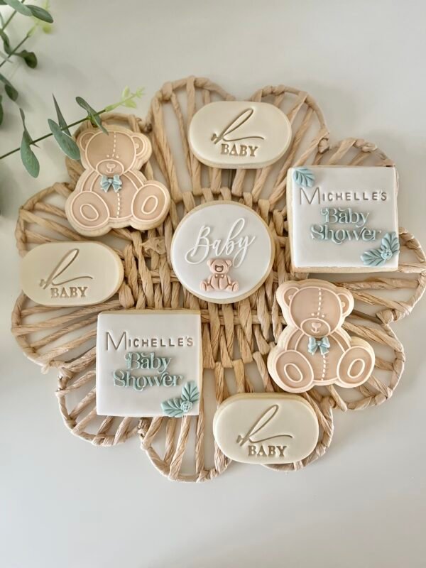 Bespoke baby shower biscuit favours - Image 3