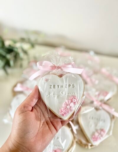 Personalised Baby Shower cookies